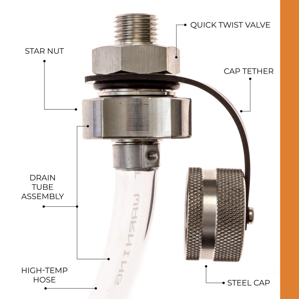 Quick Twist Oil Drain Valve